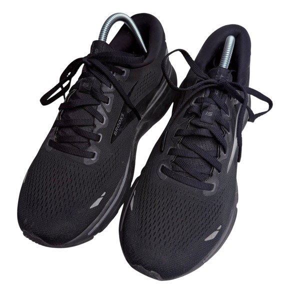 Brooks Ghost 15 Men's Black Running Shoes Sneakers Size 9 Medium D 1103931D020 - Picture 5 of 8
